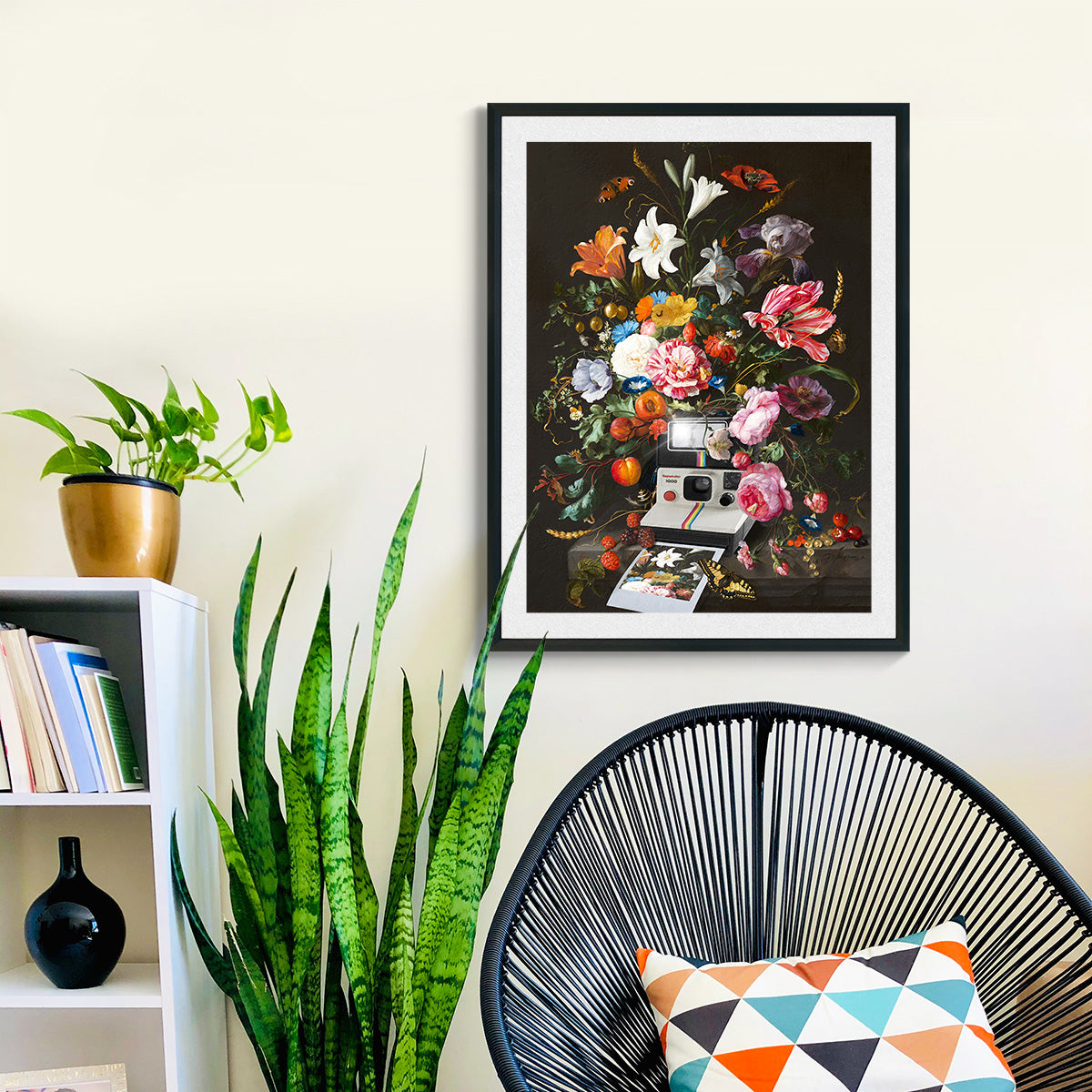 "Floral Instant Photo" fine art print