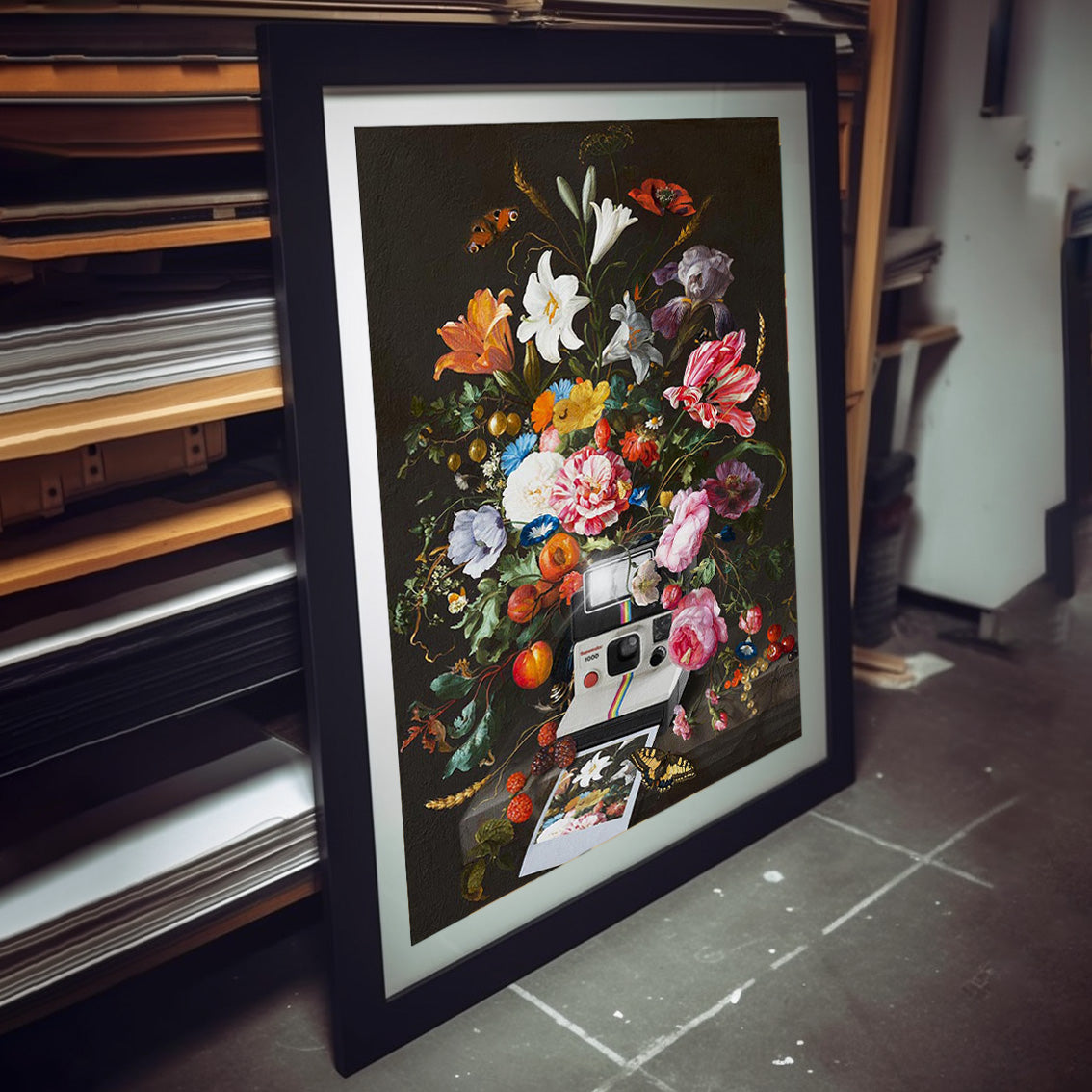 "Floral Instant Photo" fine art print