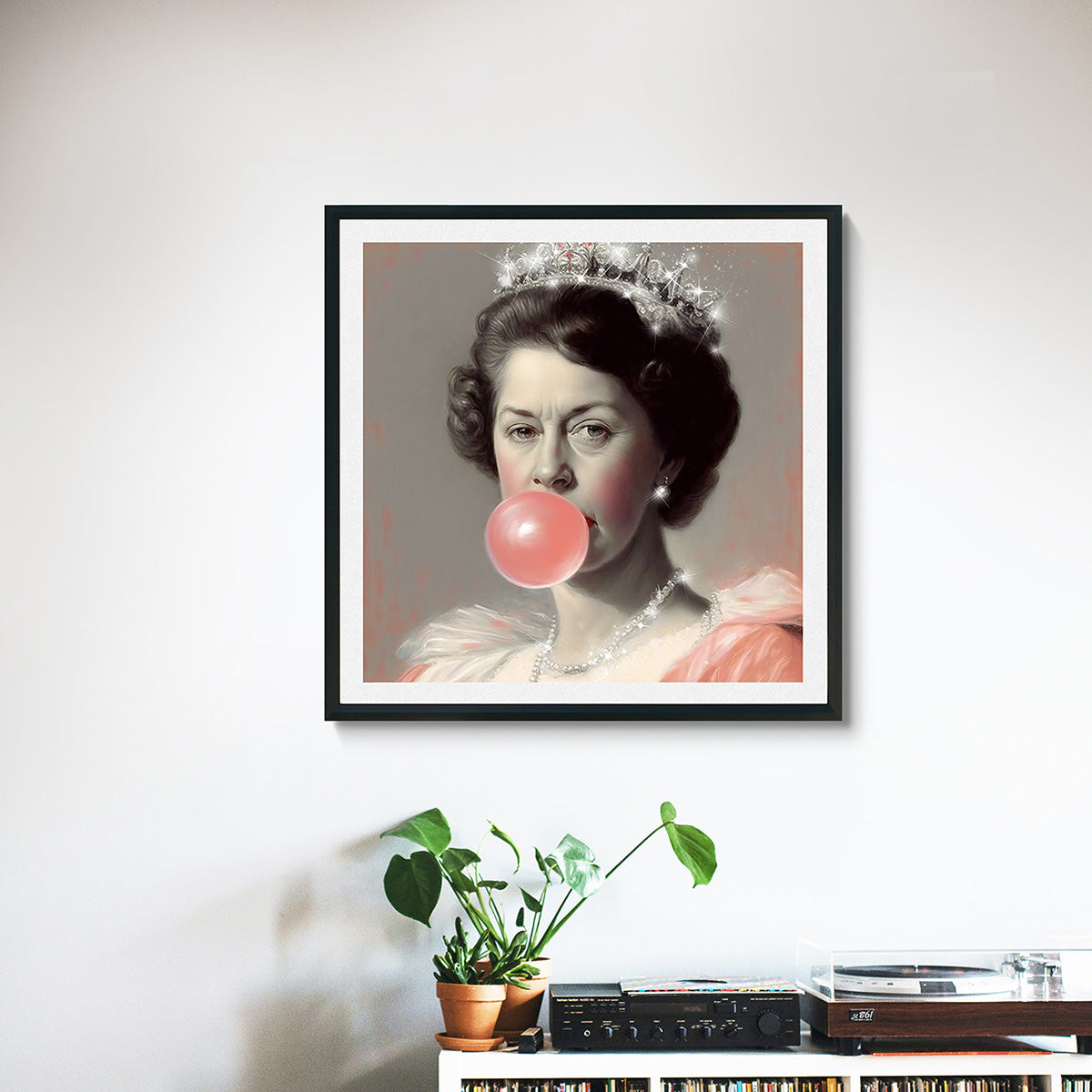 "Royal bubble" LE 3/10 canvas art print