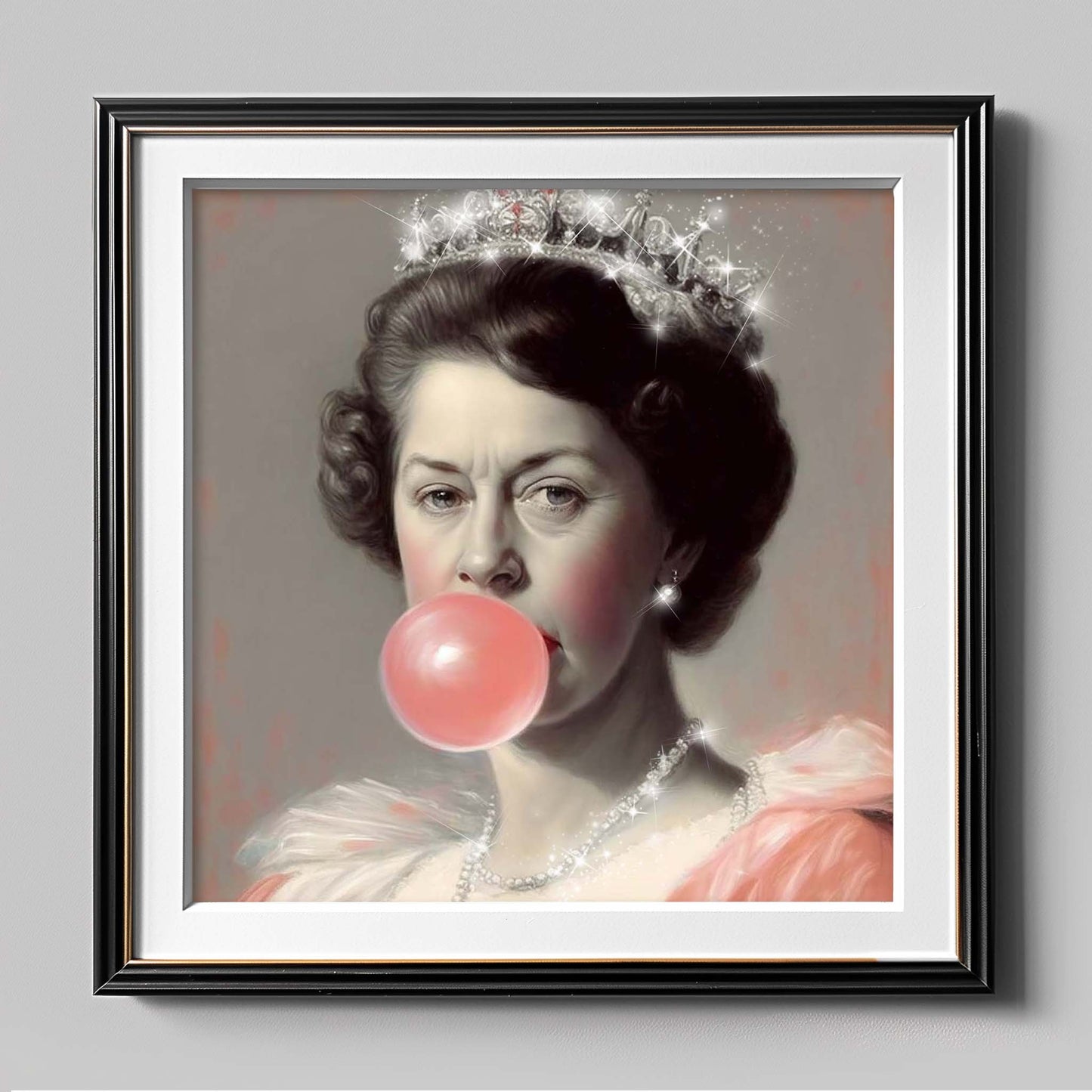 "Royal bubble" LE 3/10 canvas art print