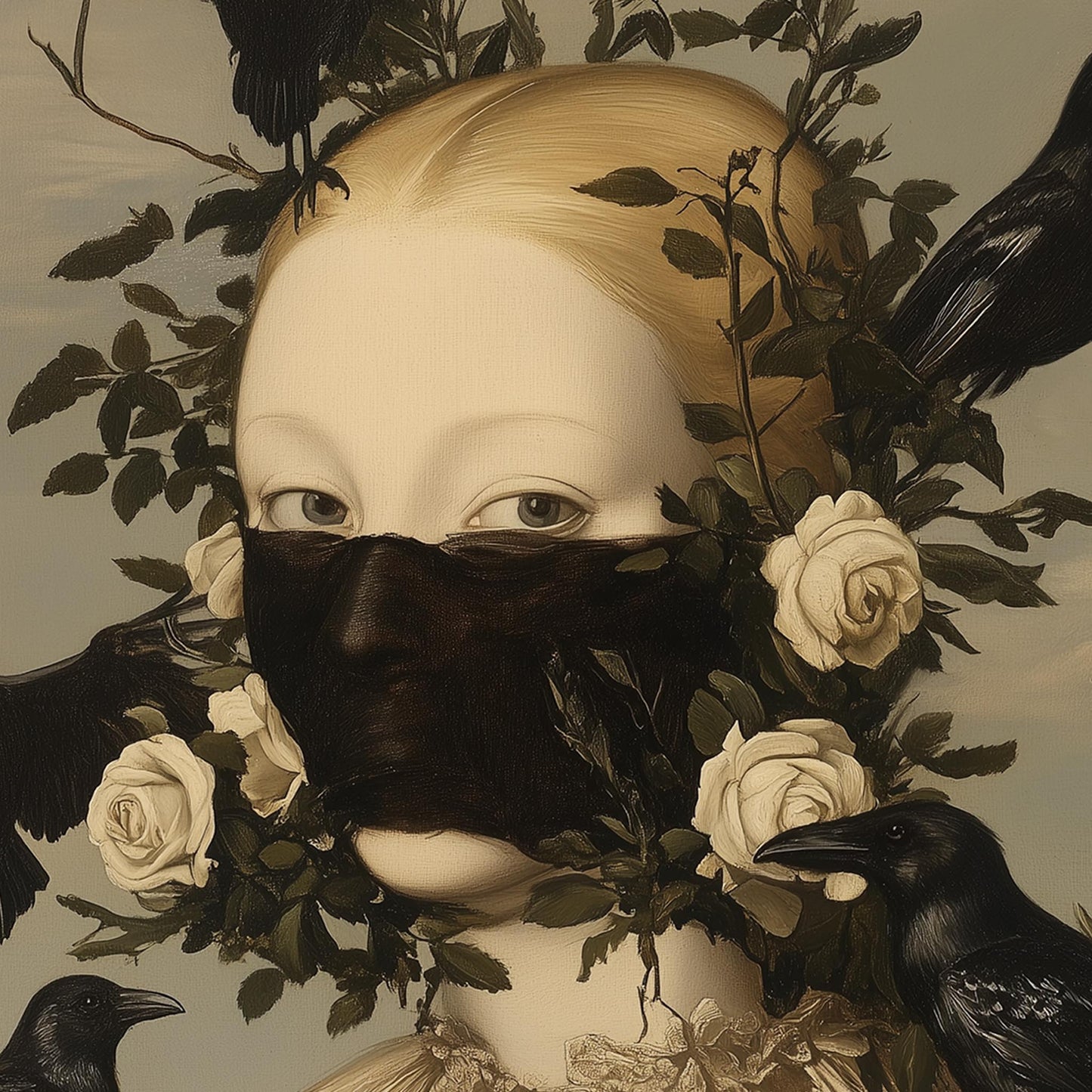 "Gothic Lady" LE 2/5 canvas art print