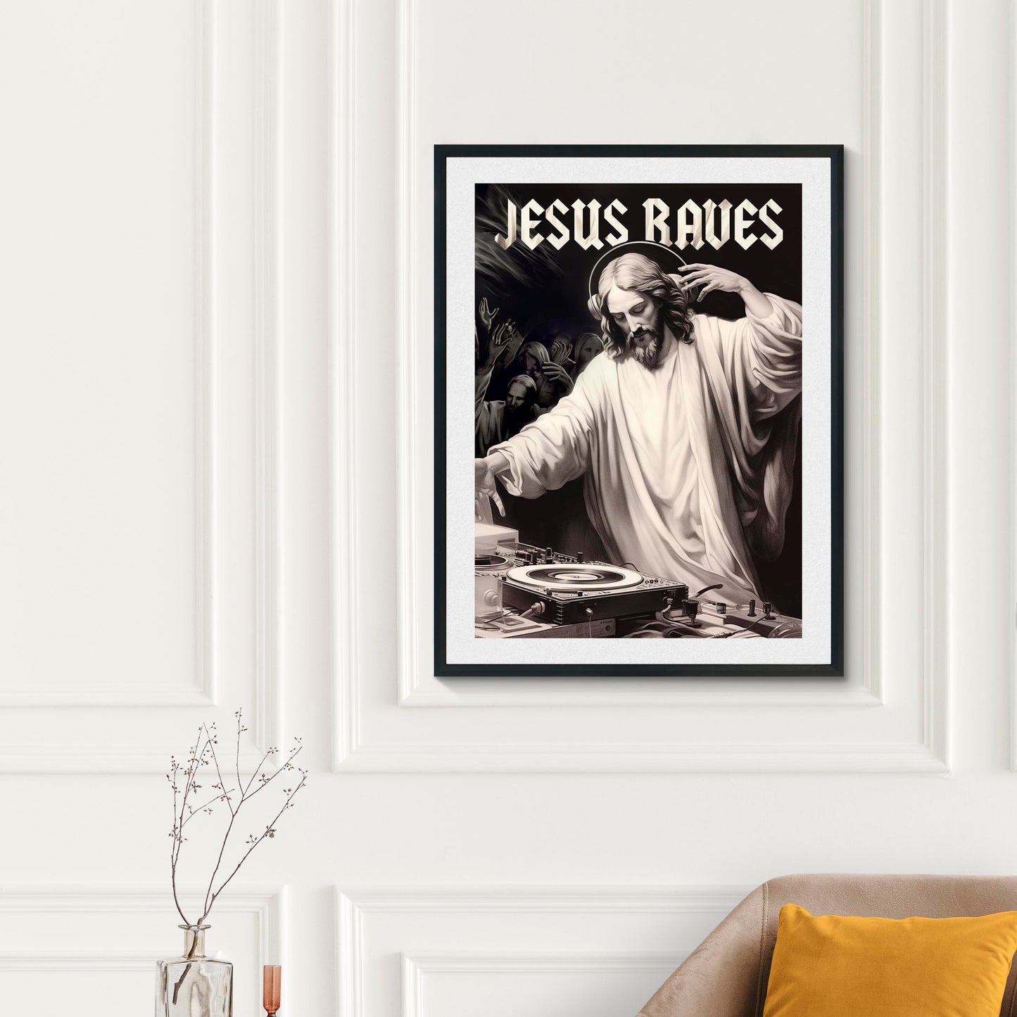 "Jesus Raves" fine art print