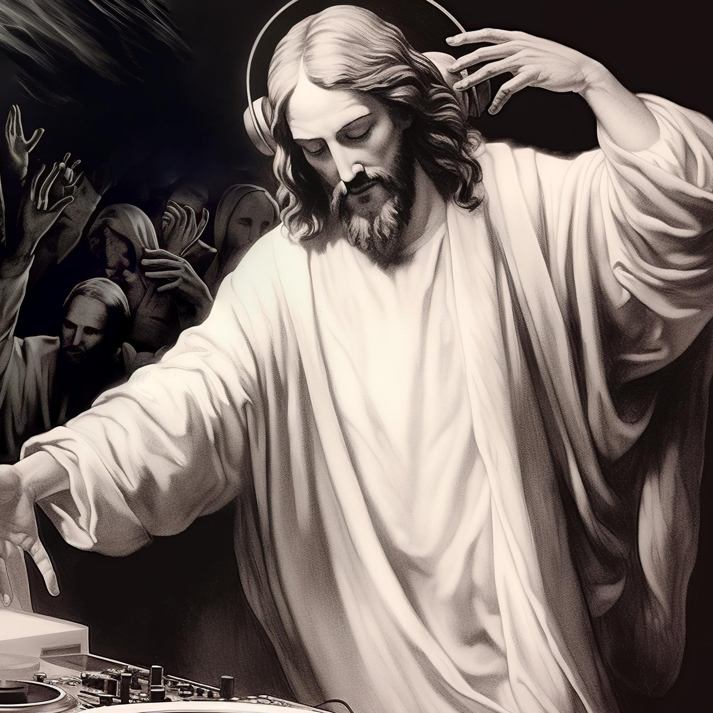 "Jesus Raves" fine art print