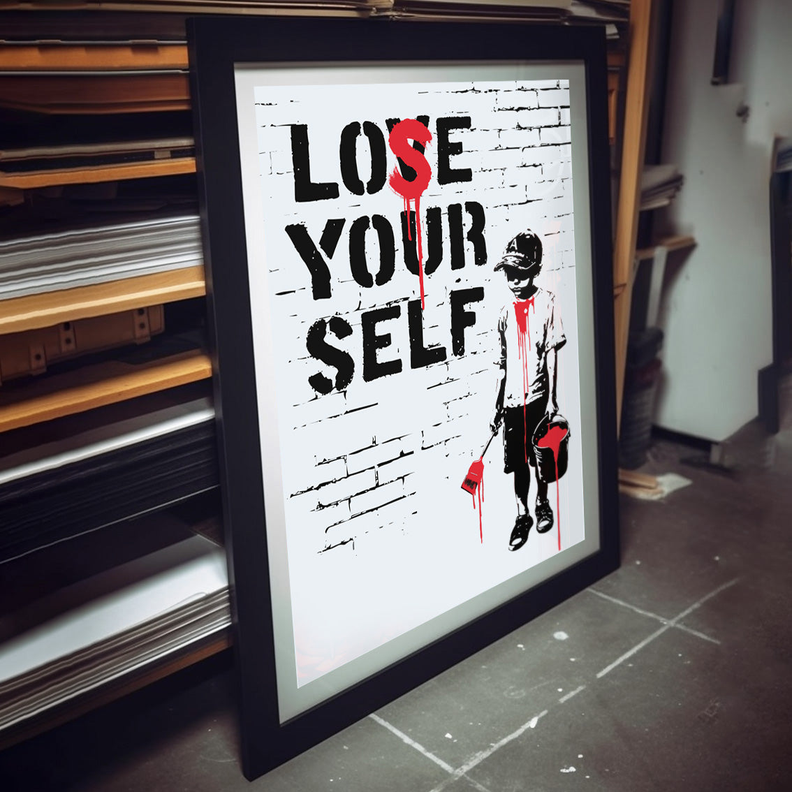 "Lose yourself" fine art print