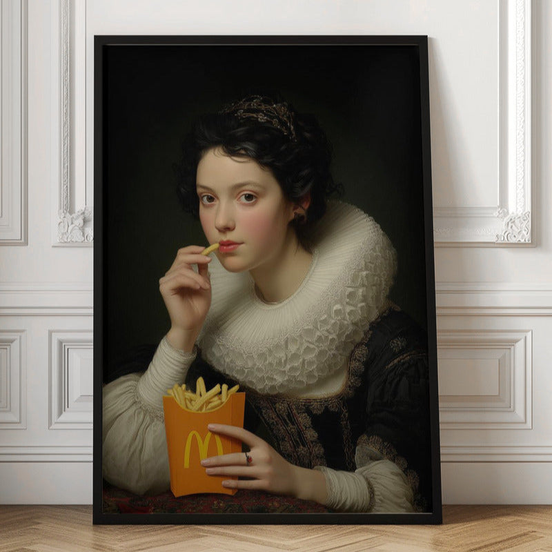"Mc Lady fries" LE "SOLD OUT" canvas art print
