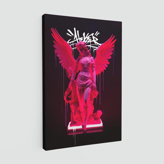 "Neon Athenea" canvas print