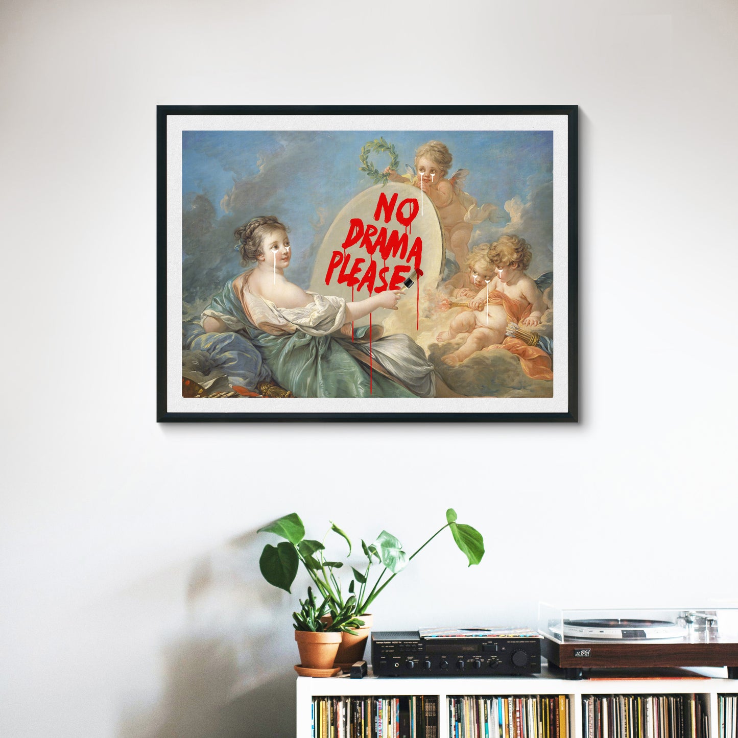 "No Drama Please" fine art print