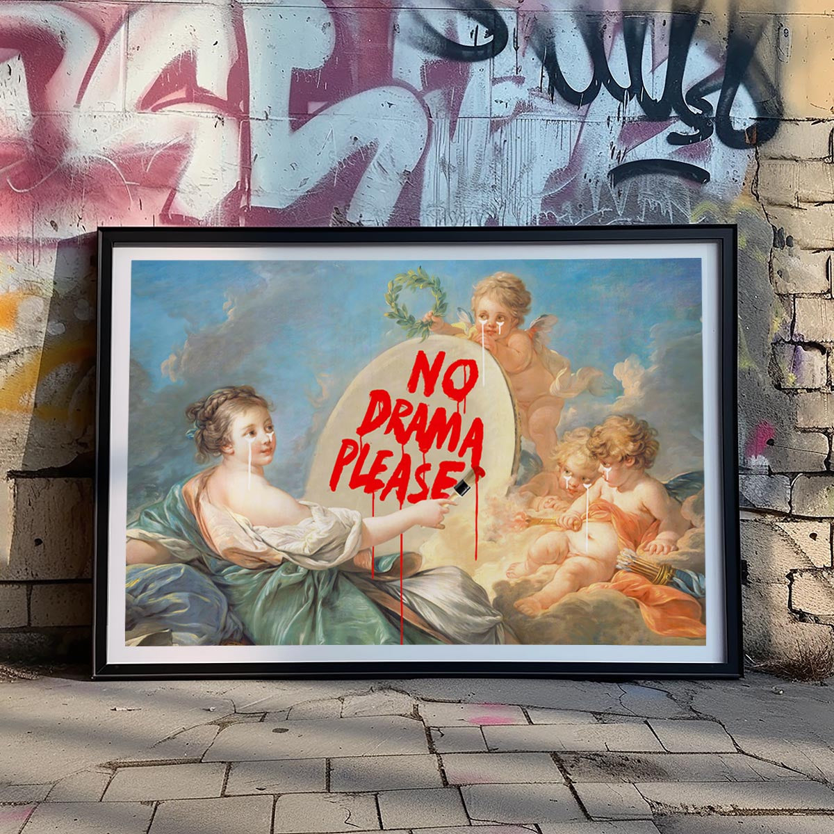 "No Drama Please" fine art print