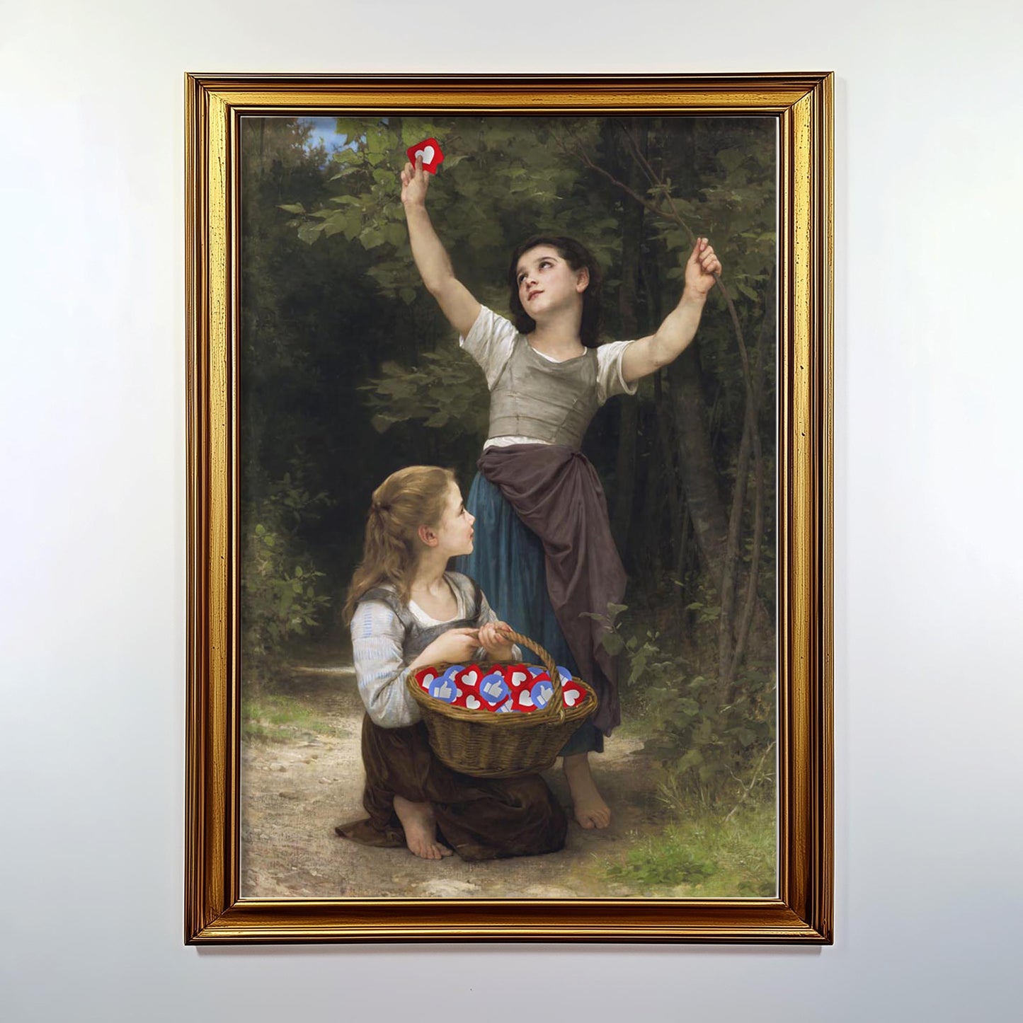 "Picking Up Likes" fine art print