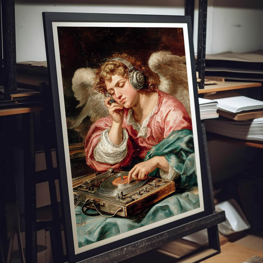 "Saint of Sound" LE 2/5 canvas art print