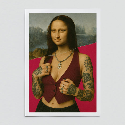 "Tattoo Mona" fine art print