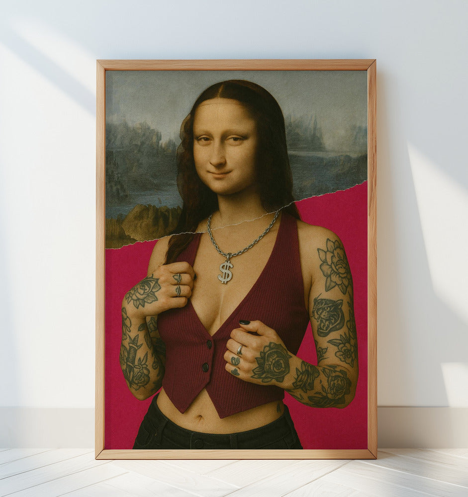 "Tattoo Mona" fine art print