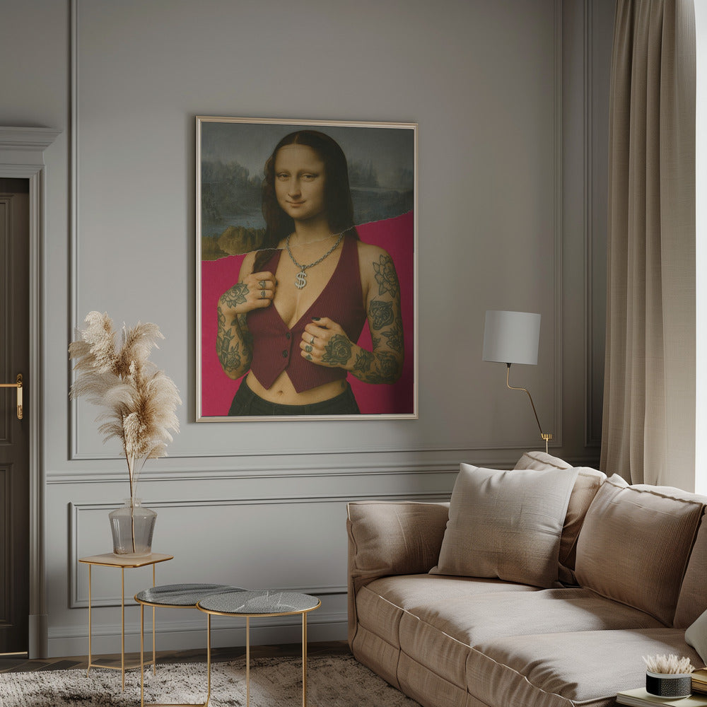 "Tattoo Mona" fine art print