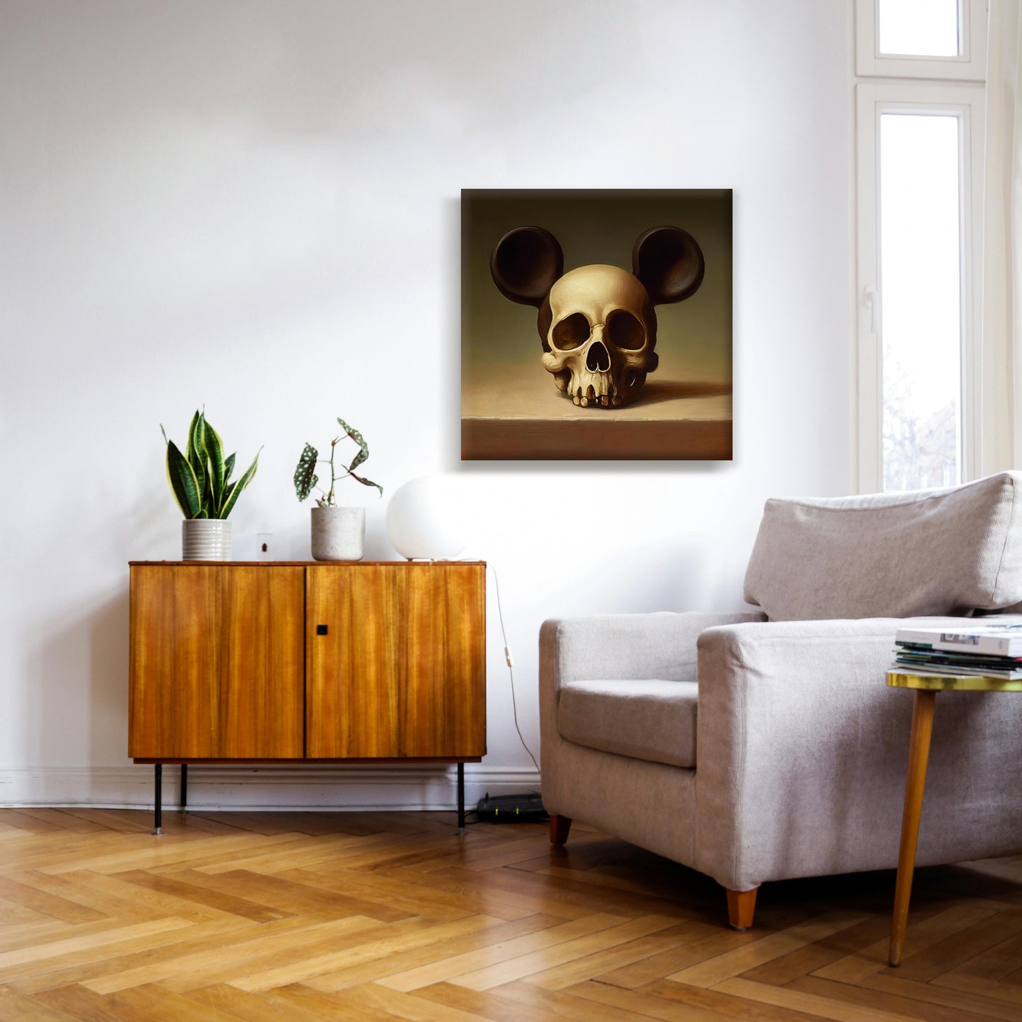 "Dark Mickey" 3/10 LE canvas art print