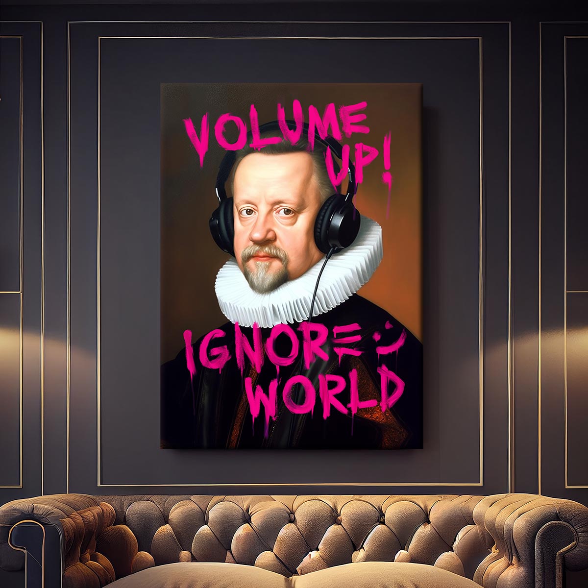 "Volume Up" canvas print