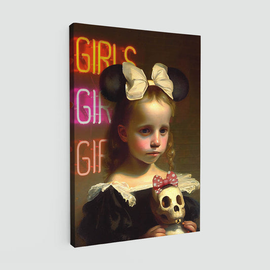 "Girls Just Want To Have Fun" canvas print