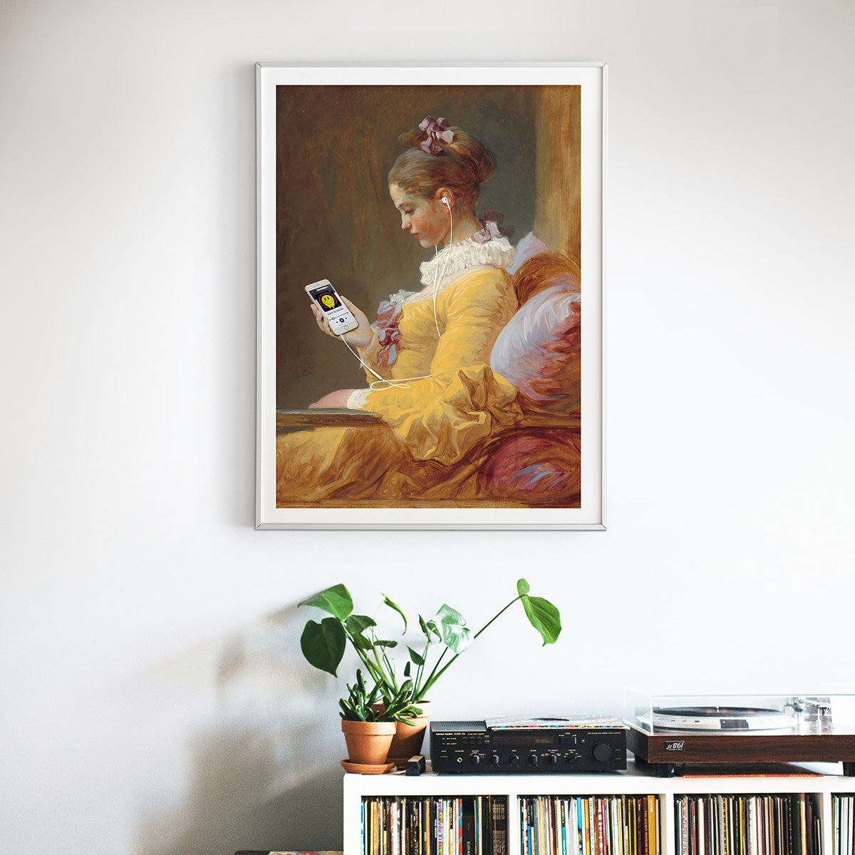 "Listening A New Track" fine art print