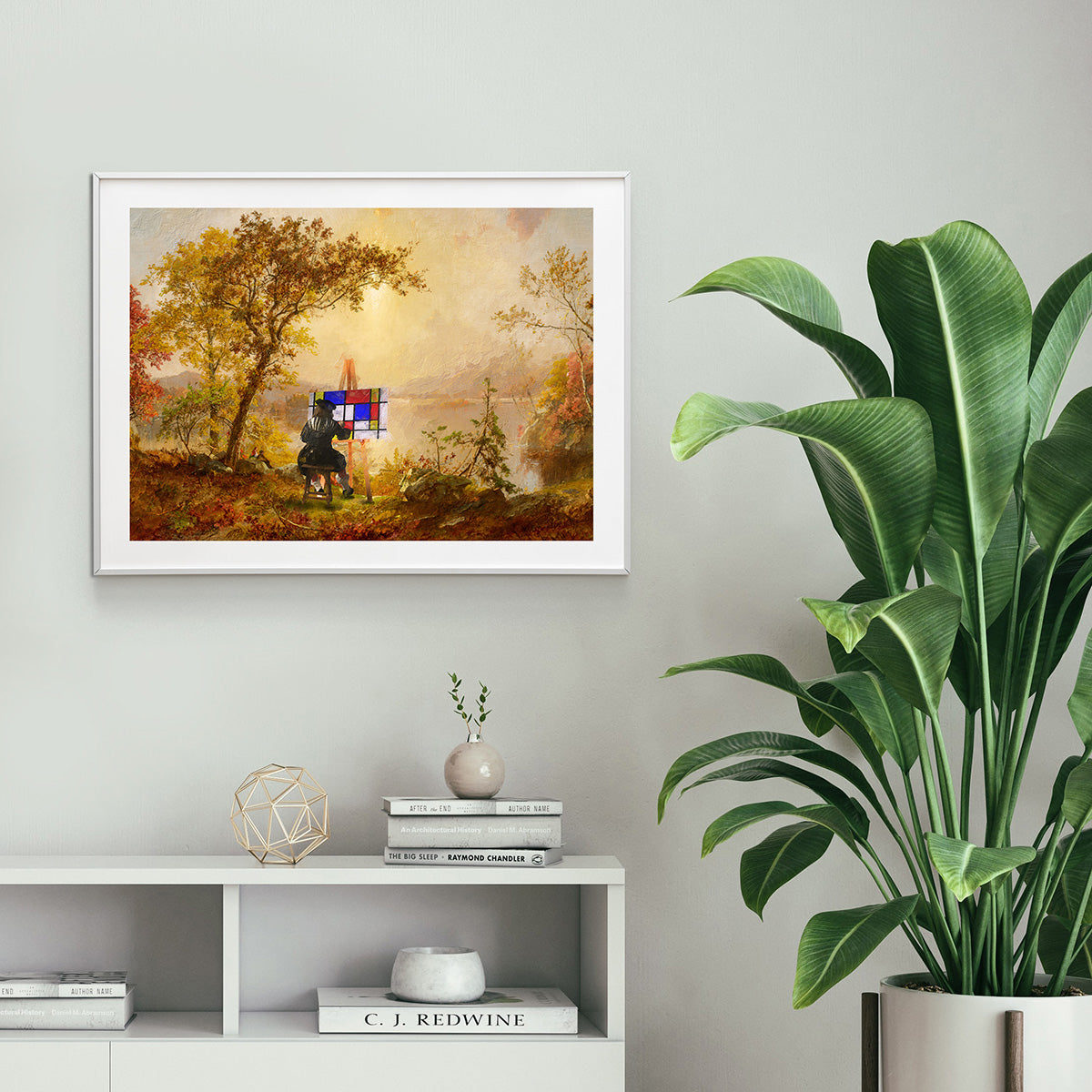 "Authentic Cubist Landscape" fine art print