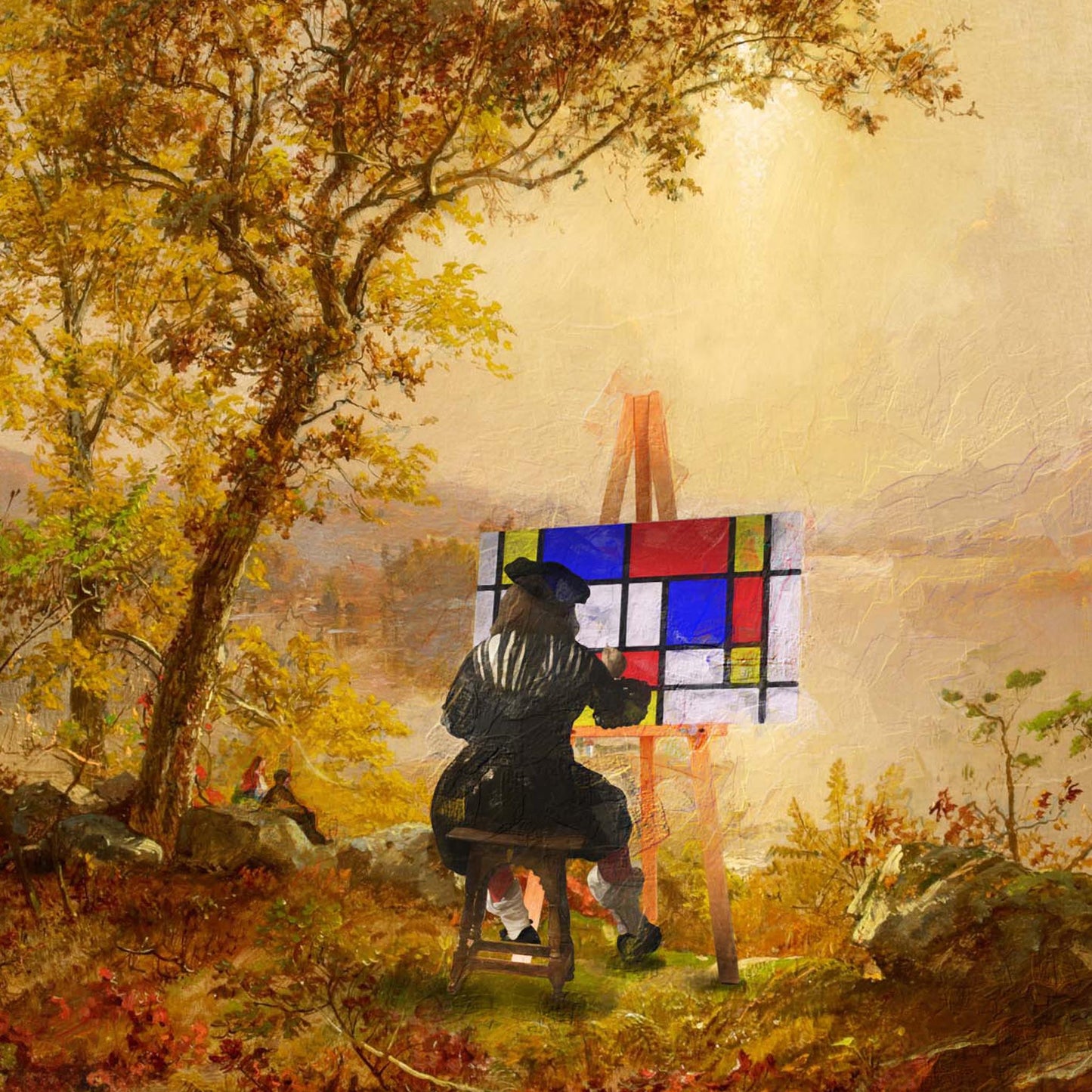 "Authentic Cubist Landscape" fine art print