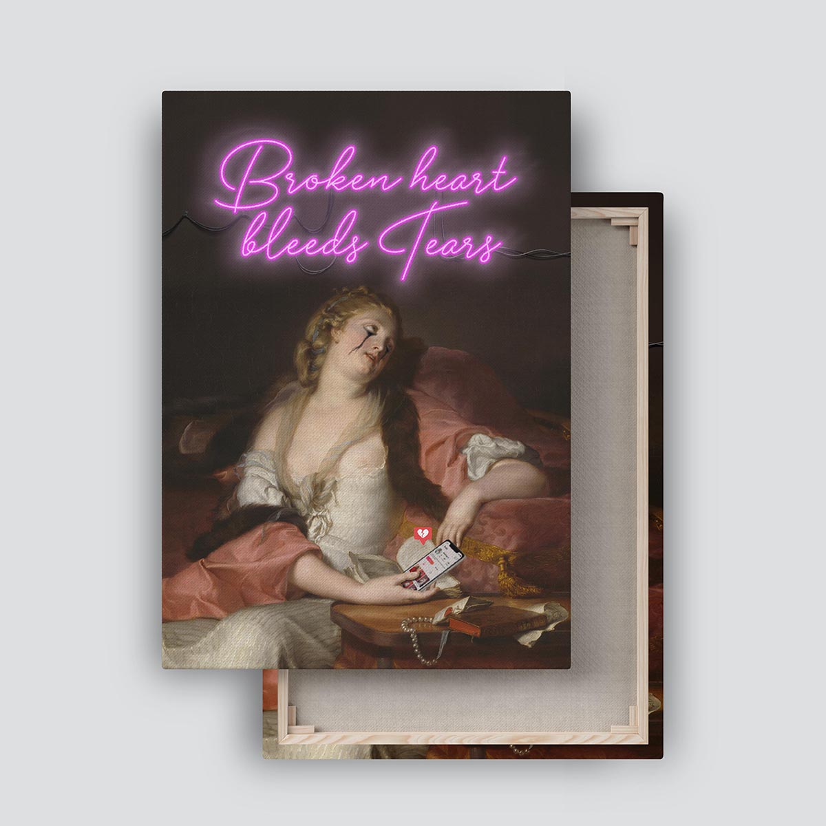 "Broken Heart" canvas print