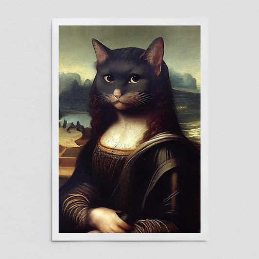 "Meowlisa" fine art print