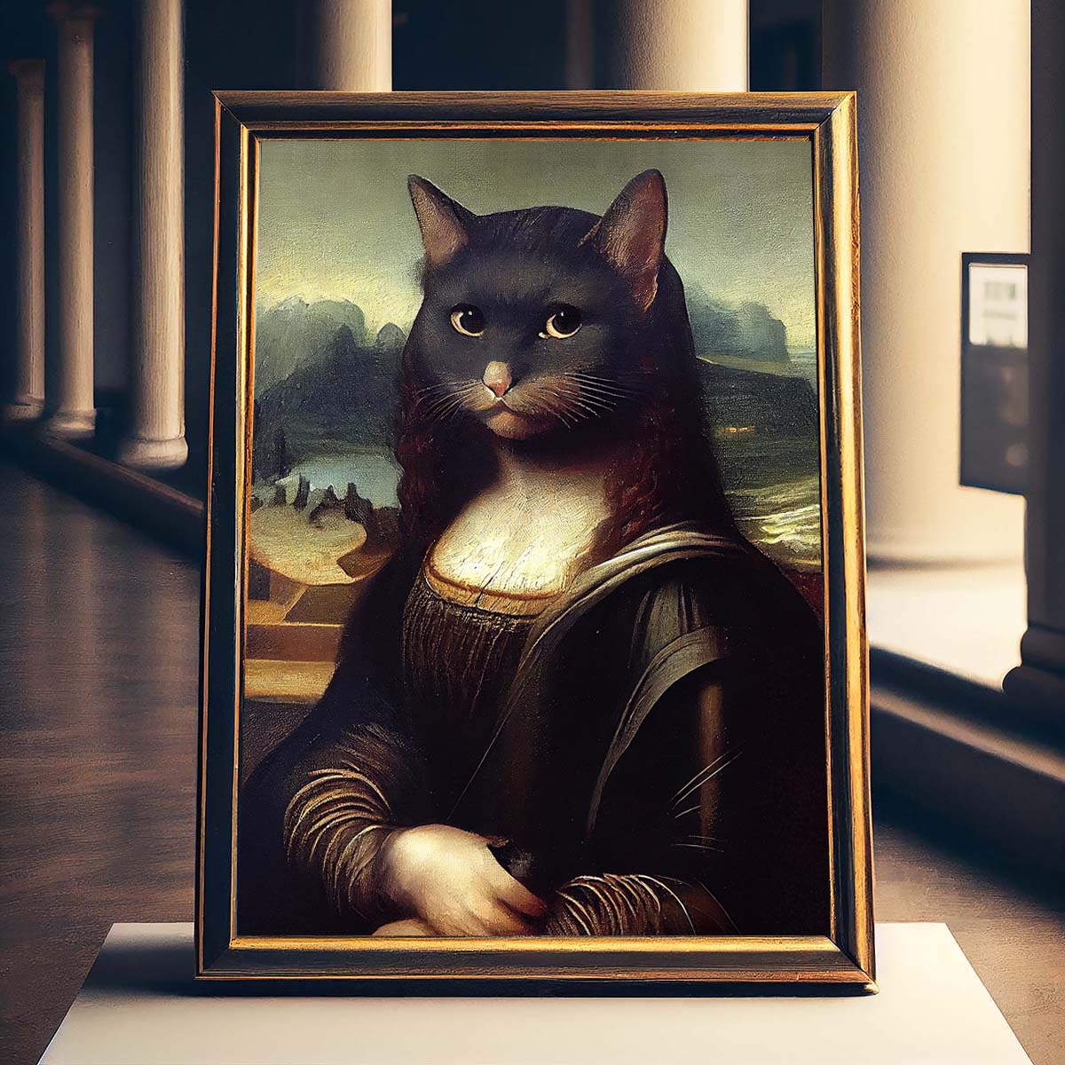 "Meowlisa" fine art print