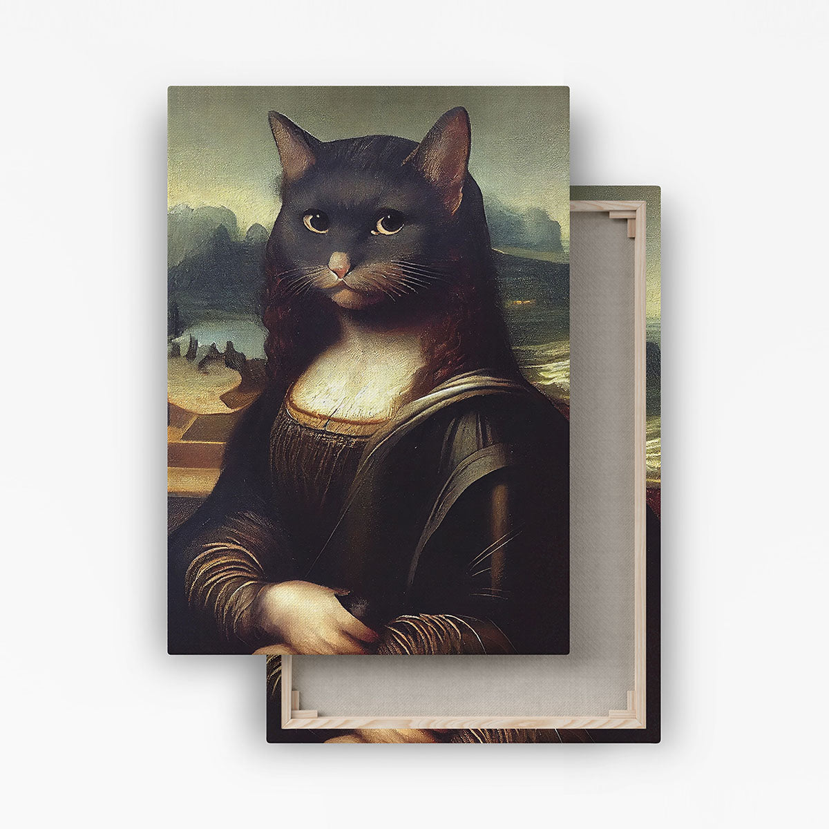"Meowlisa" canvas print