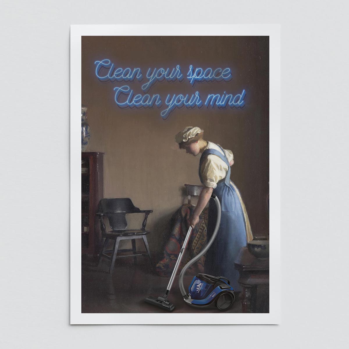 "Clean Your Space" fine art print