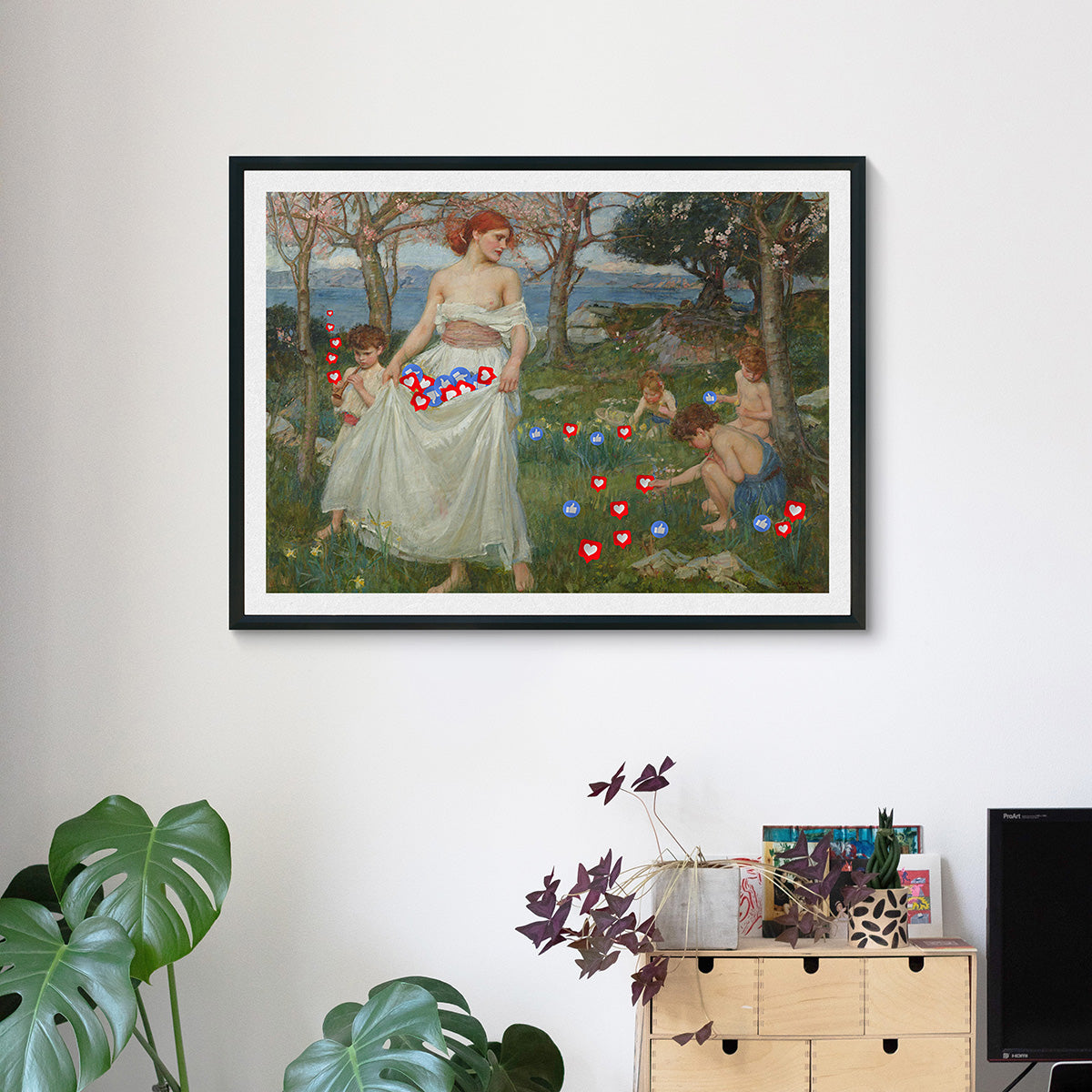 "Collecting Likes" fine art print