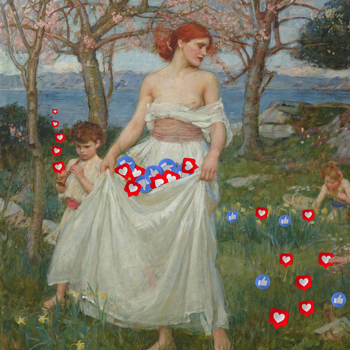 "Collecting Likes" fine art print