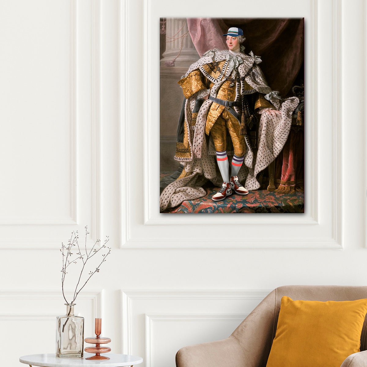 "Cool King" canvas print