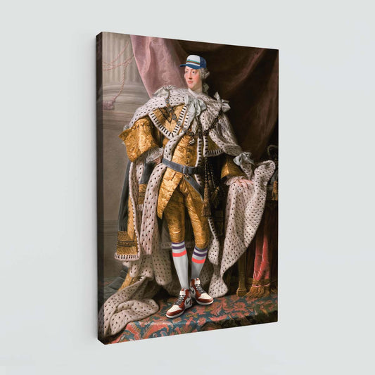 "Cool King" canvas print