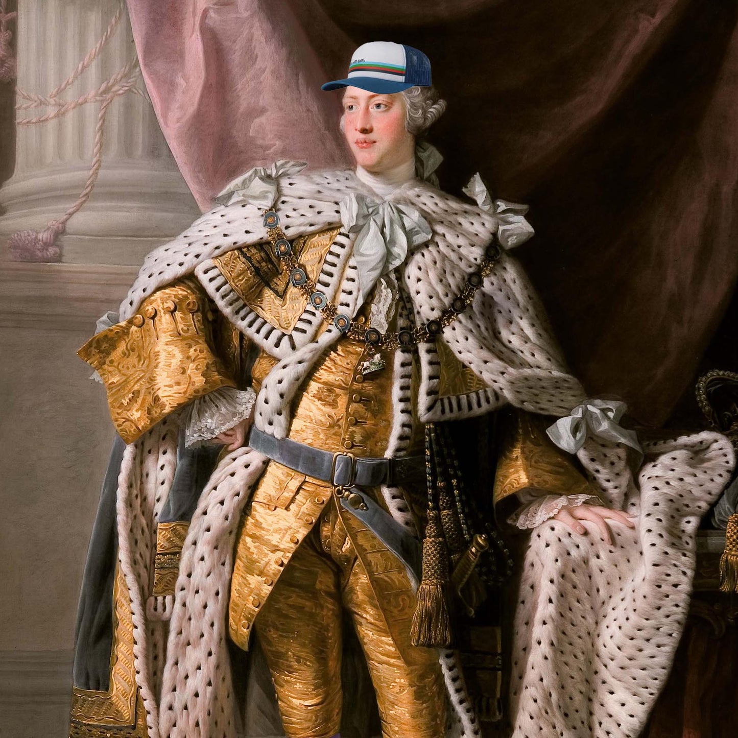 "Cool King" canvas print
