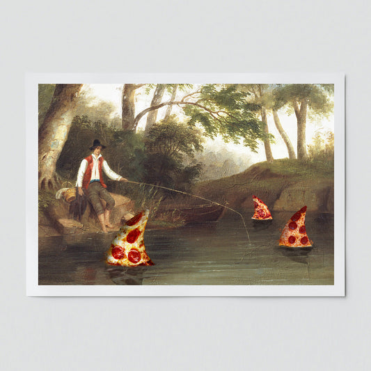 "Dangerous Fishing" fine art print