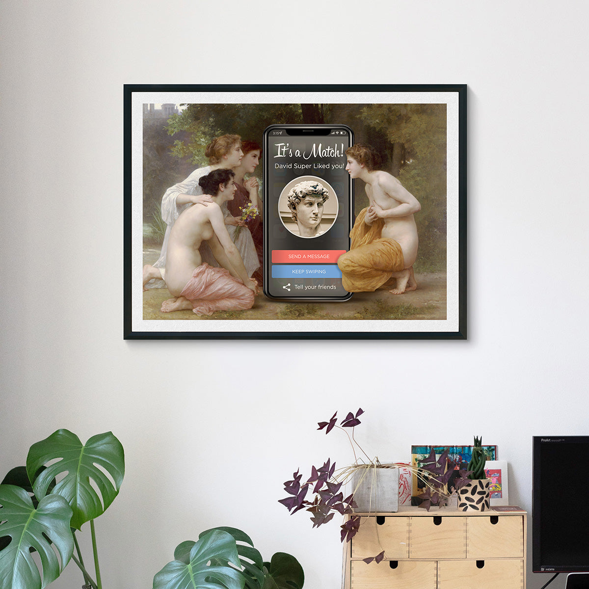 "David Match" fine art print