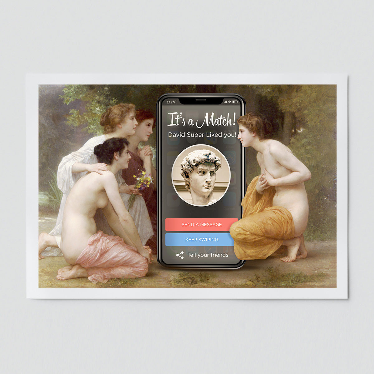 "David Match" fine art print