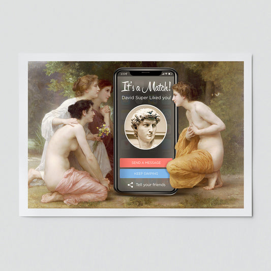 "David Match" fine art print