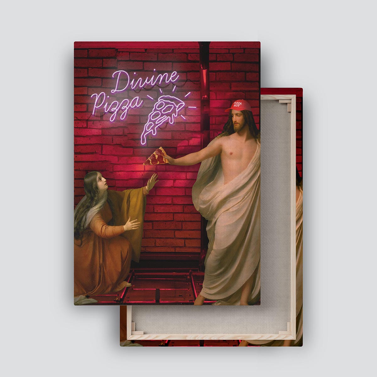 "Divine Pizza" canvas print