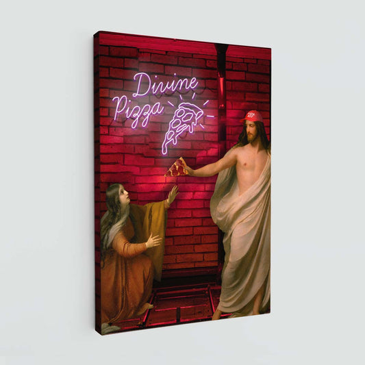 "Divine Pizza" canvas print
