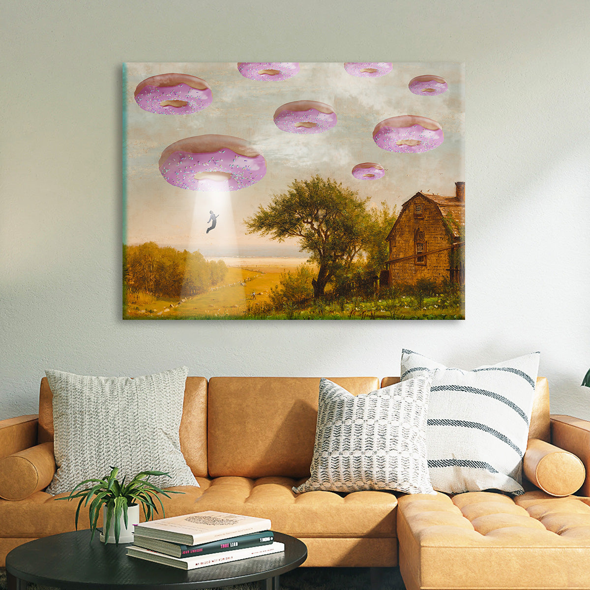 "Donut Invasion" canvas print