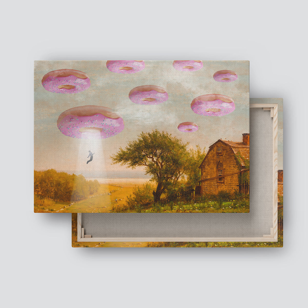 "Donut Invasion" canvas print
