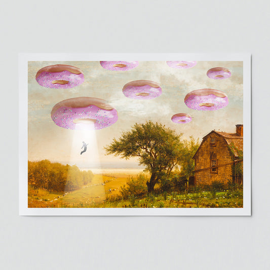 "Donut Invasion" fine art print
