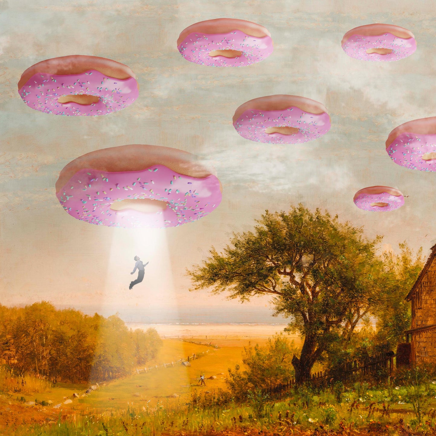 "Donut Invasion" canvas print