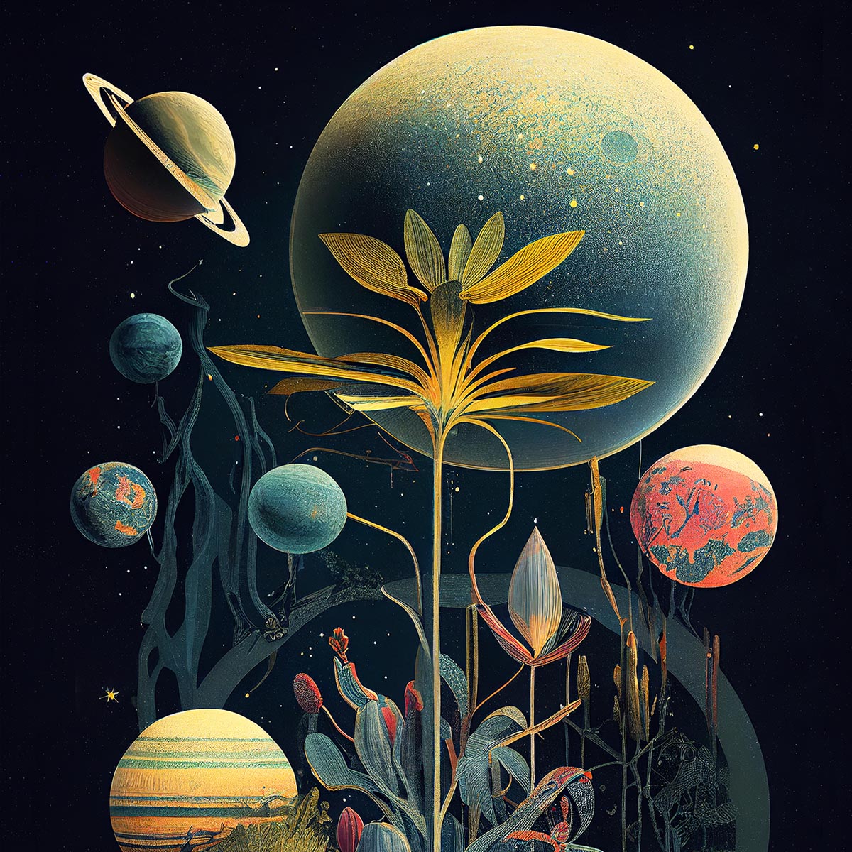"Faraway Botanic Space" fine art print