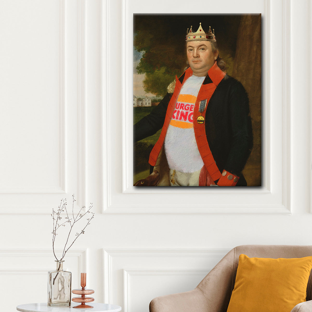"Fast Food King" canvas print