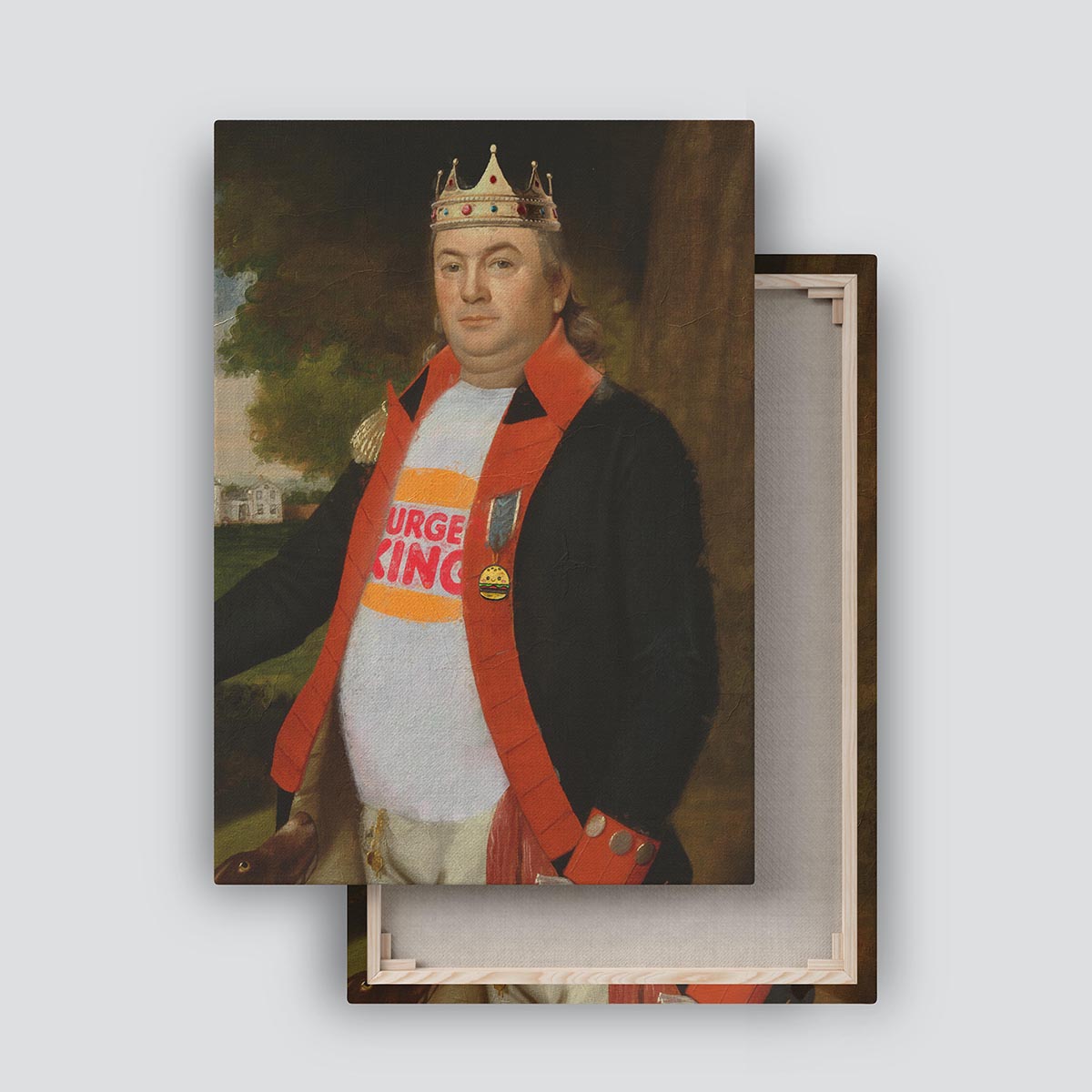 "Fast Food King" canvas print