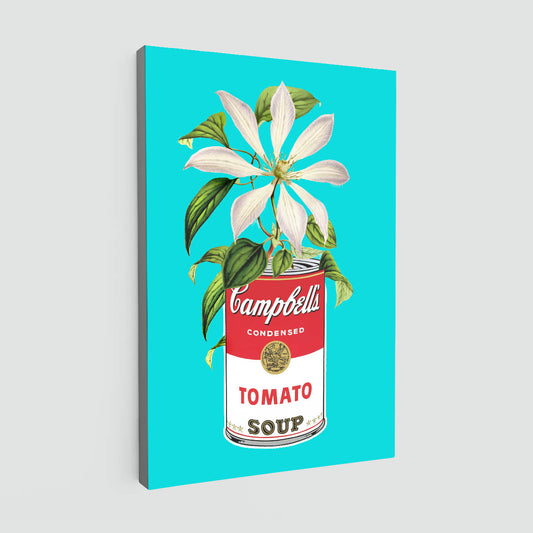 "Floral Campbells" canvas print