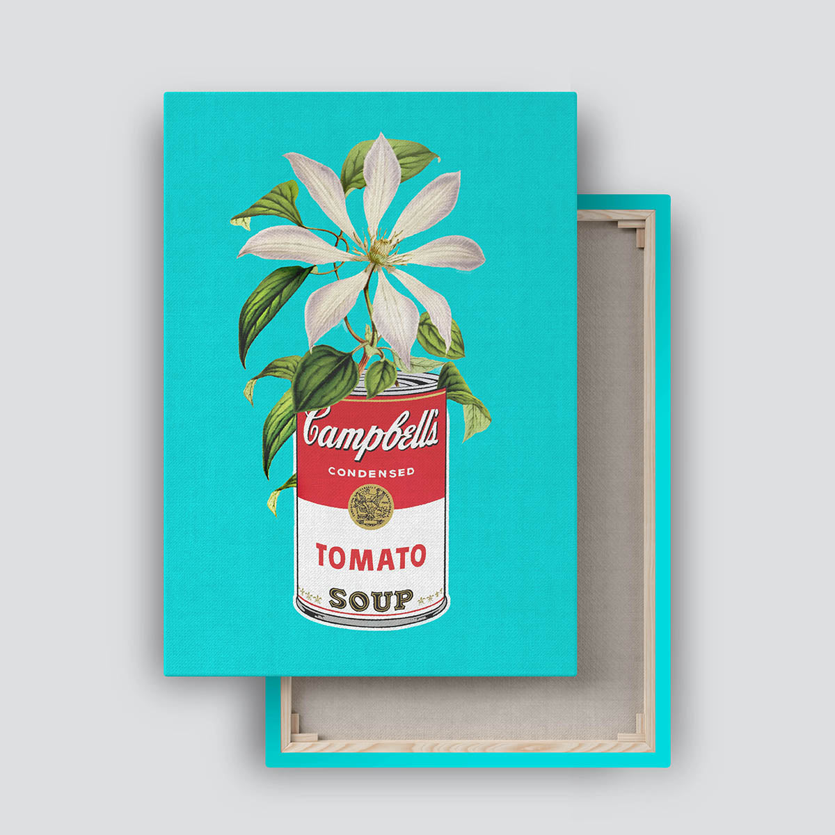 "Floral Campbells" canvas print