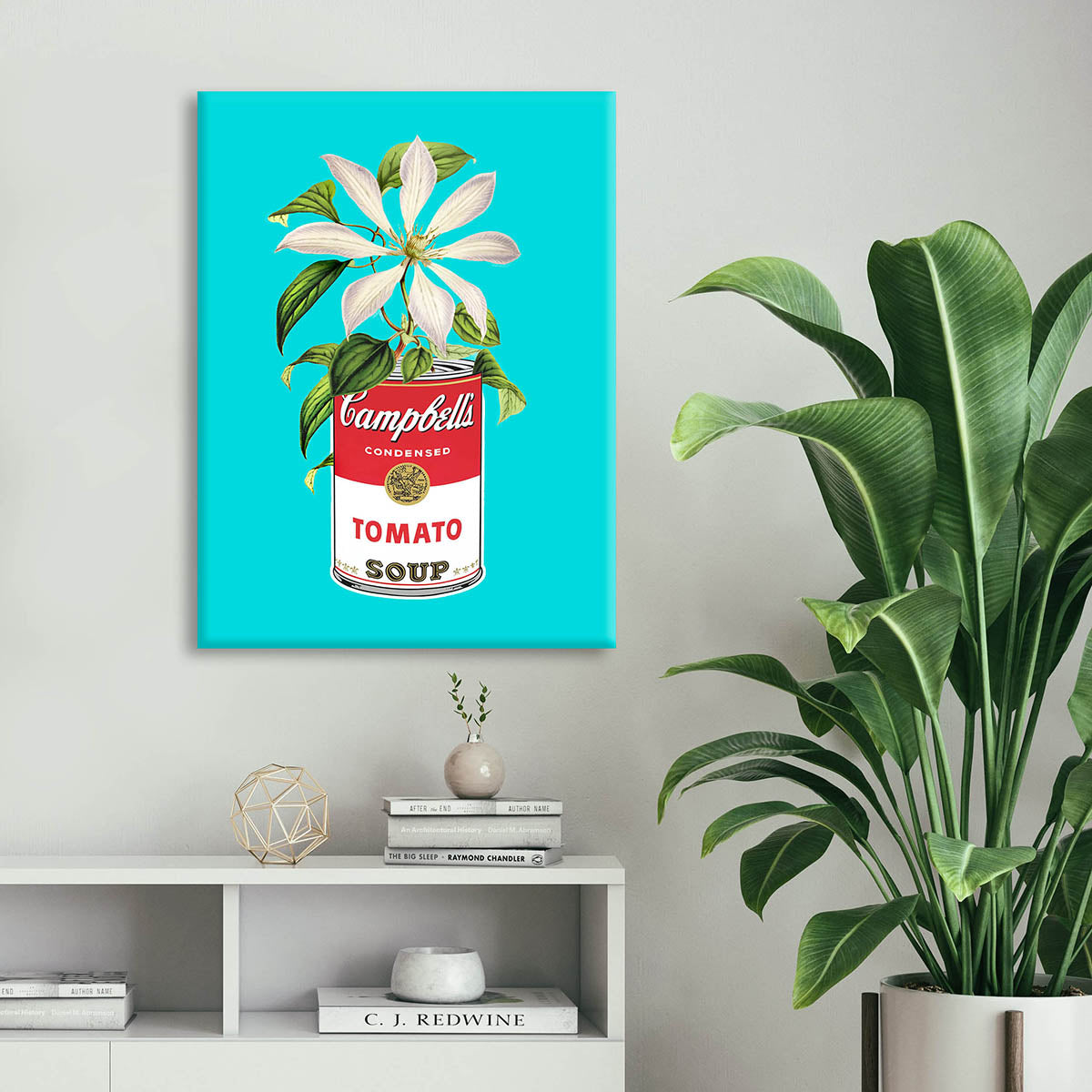 "Floral Campbells" canvas print