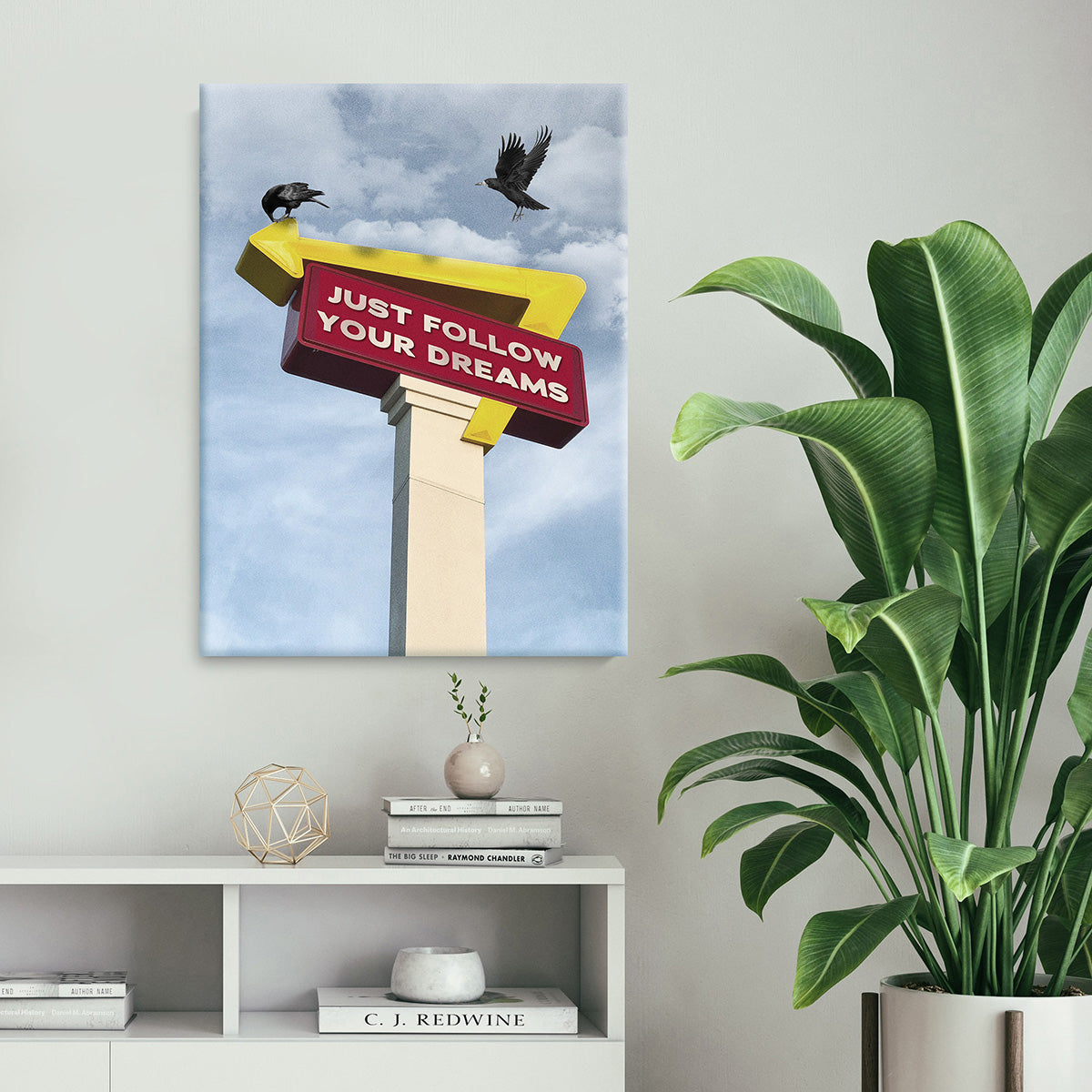 "Follow Your Dreams" canvas print
